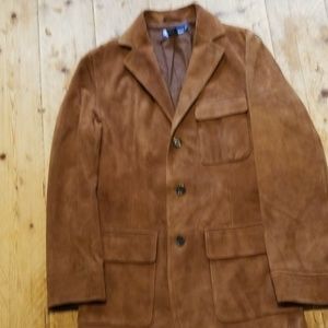 Men's Polo brown suede jacket